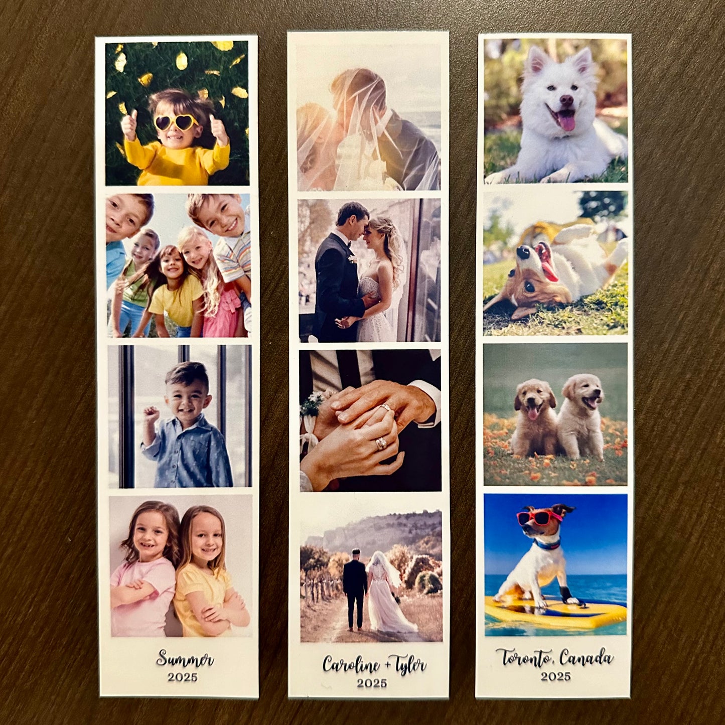 Customized Photo Strip Magnets