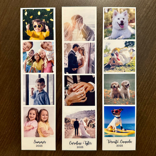 Customized Photo Strip Magnets