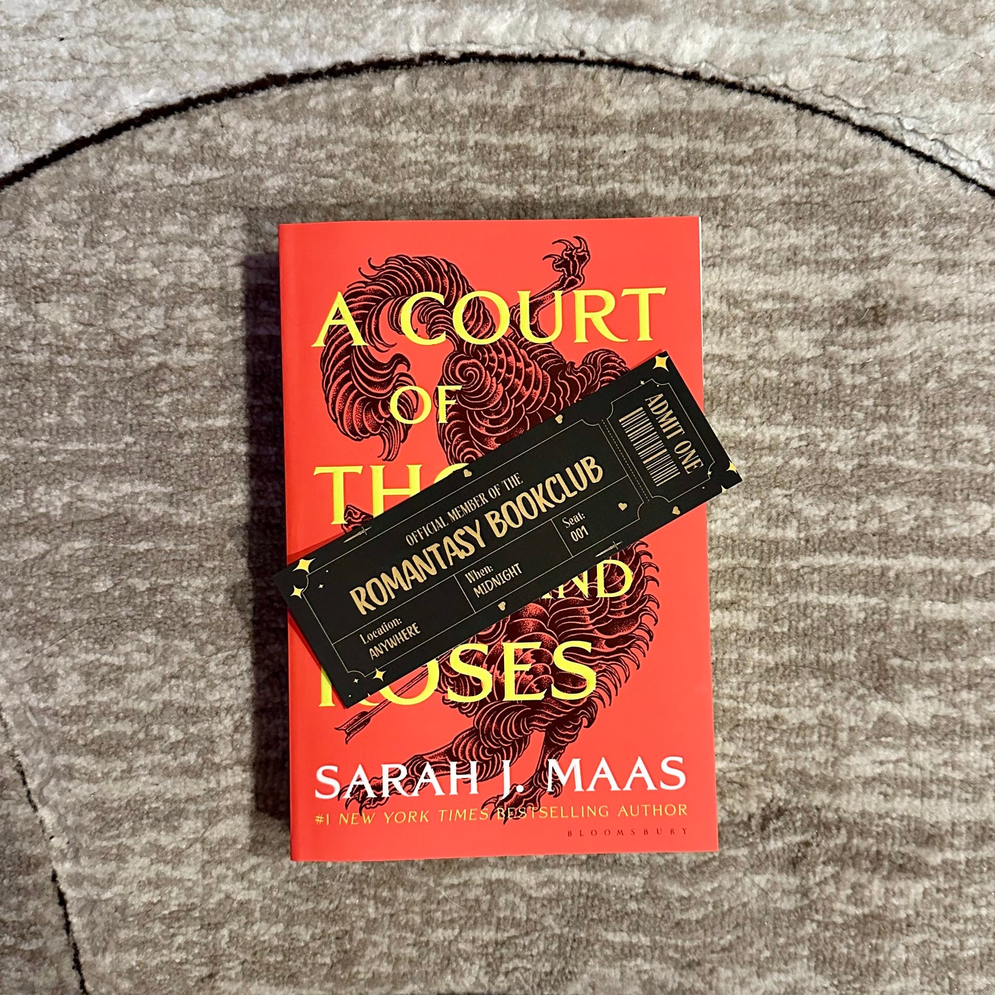 Romantasy Romance Bookclub Bookmark
