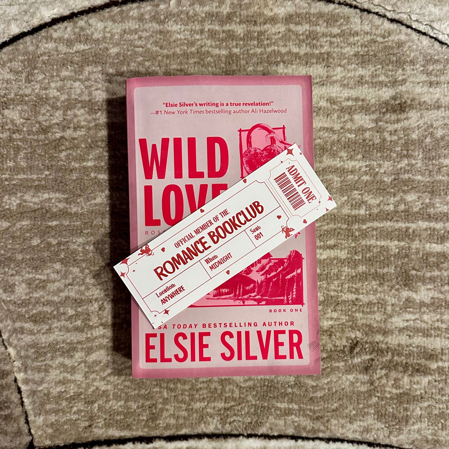 Romantasy Romance Bookclub Bookmark