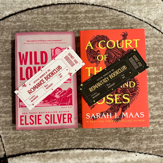 Romantasy Romance Bookclub Bookmark